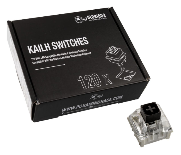 Glorious Kailh Box Black Switches (120 szt.) - 595771 - zdjęcie